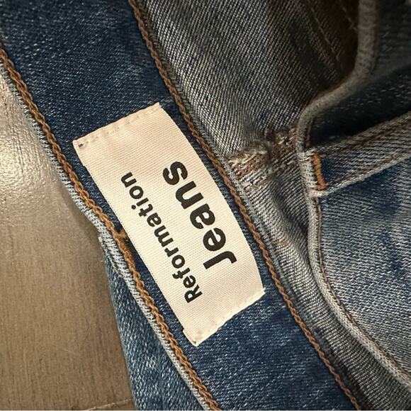 REFORMATION High Rise Button Fly Jeans - Picture 4 of 4